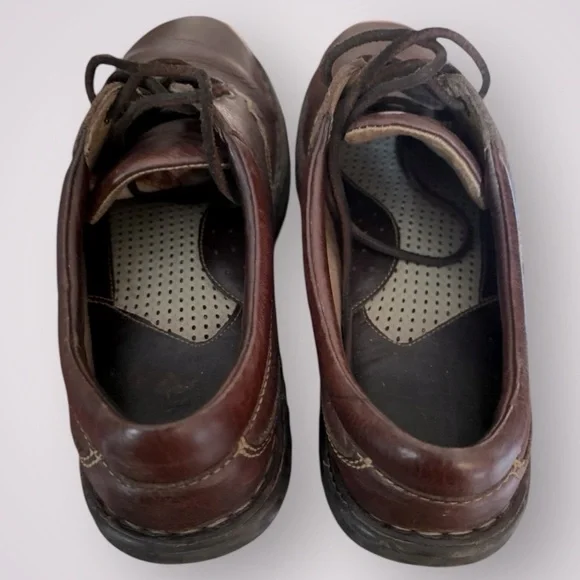 Born Brown Leather Lace Up Oxford Classic Comfort Shoes Women’s Size 9.5 - Picture 6 of 11